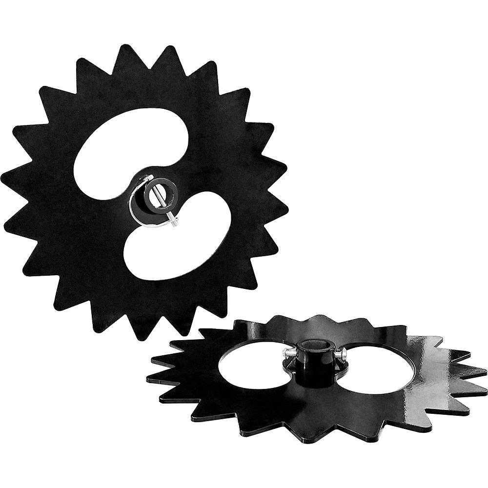 Протиковзні зубчасті сталеві диски