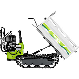 Grillo Dumper 507 — вигляд збоку з піднятим кузовом