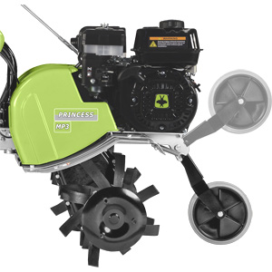 Grillo Princess MP3 - кермо та транспортне колесо